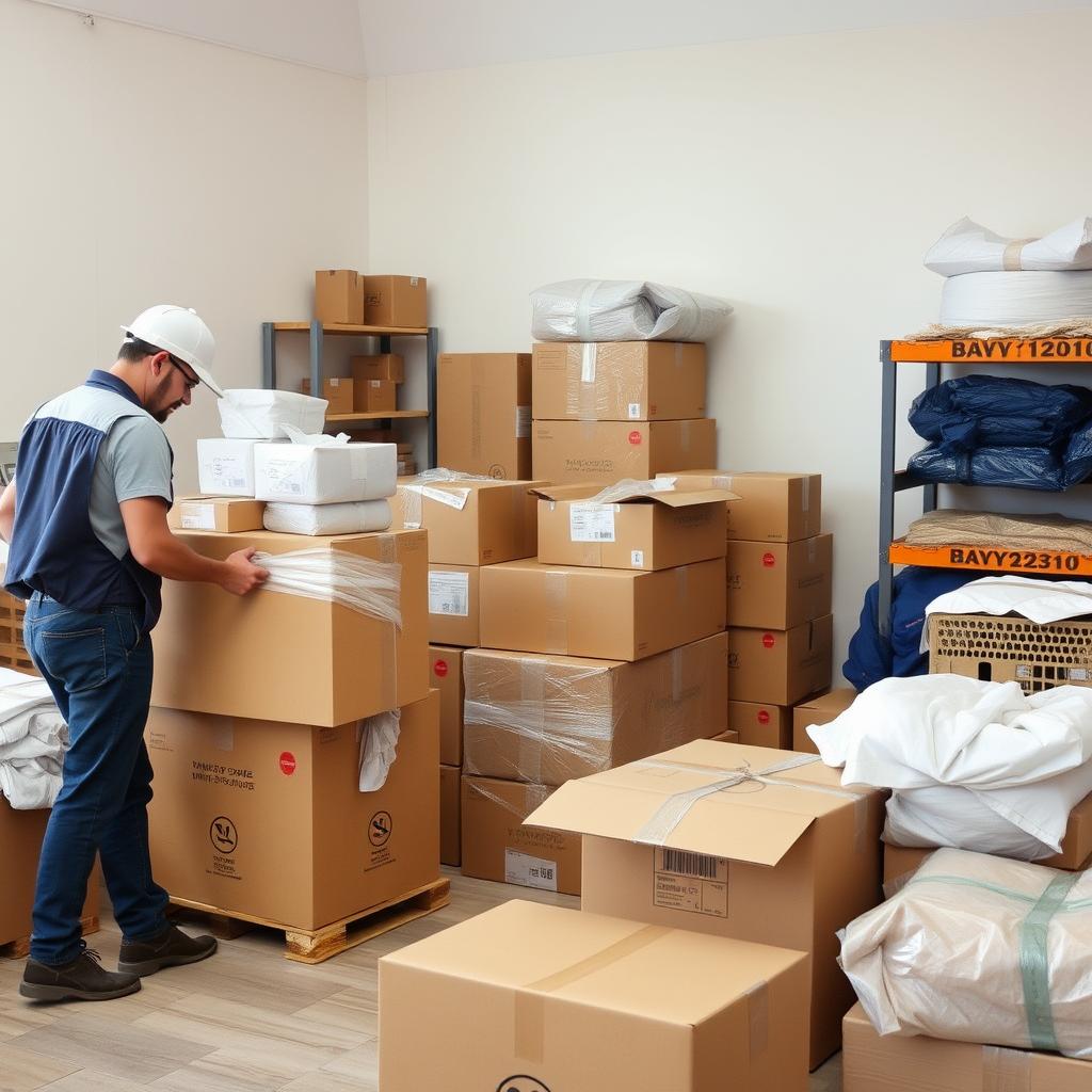 Verpackungsservice der Zügel Firma Thalwil mit professionellem Verpackungsmaterial